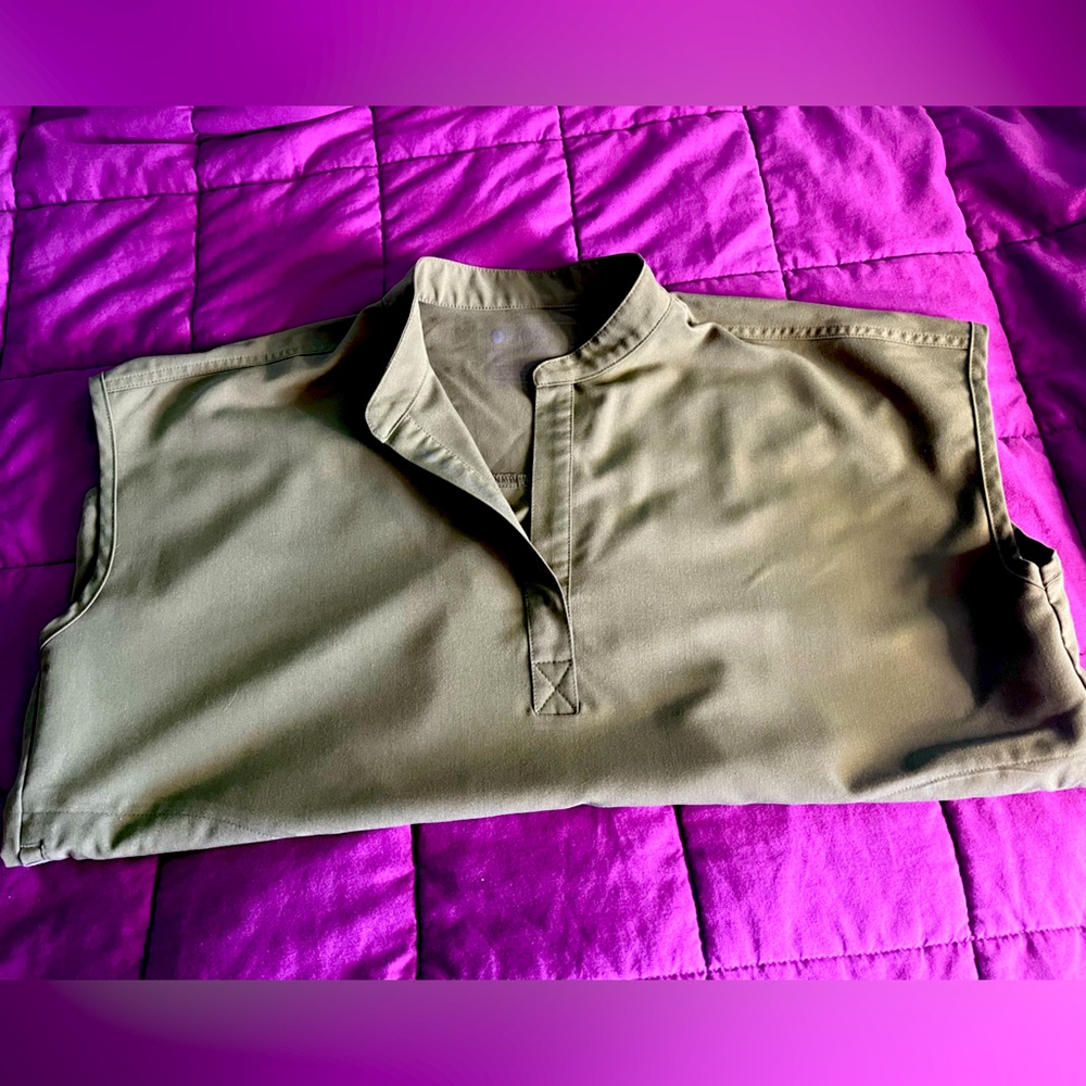 SOLD - FIGS Dark Olive Rafaela Oversized Top!